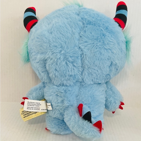 Continuum Games Snuggle Monster Hide & Seek Bedtime Blue Monster Plush - Picture 3 of 7